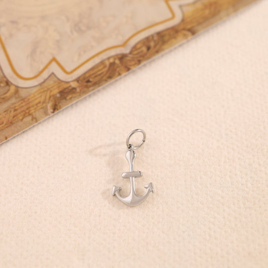 Lot de 3 Pendentifs Ancre Marine Argenté - Eclat Paris