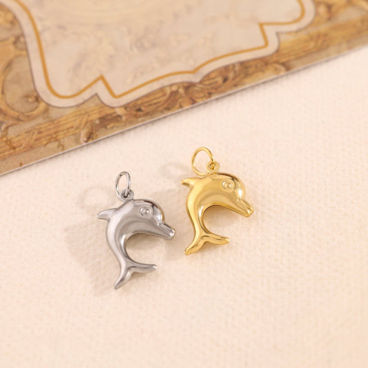 Lot de 3 Pendentifs Dauphin Doré - Eclat Paris