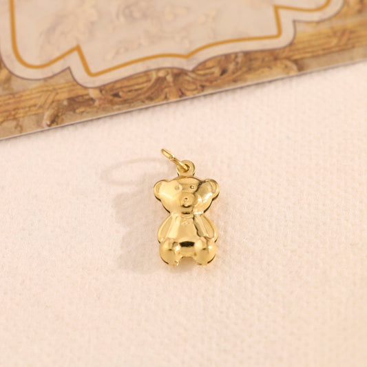 Lot de 3 Pendentifs Ourson Doré - Eclat Paris