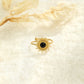 Sun ring and black pearl in the center