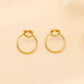 Boucles d'oreilles avec nœud
