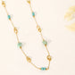 Necklace with blue stones