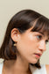 Boucles d'oreilles créoles fleur de ginkgo