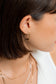 eyelash earrings