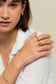 Wavy golden ring