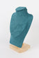 Bust display stand for green square necklace