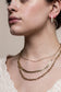 Boucles d'oreilles cercle et barre
