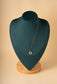 Chain necklace with round pendant