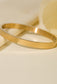 Rigid gold star bracelet