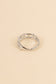Scale silver ring