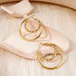 Double hoop earrings