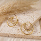 Double hoop earrings