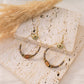 Boucle d'oreilles gouttes soleil