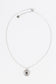 Chain necklace with round pendant
