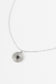 Chain necklace with round pendant