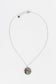 Collier chaîne avec pendentif rond coloré