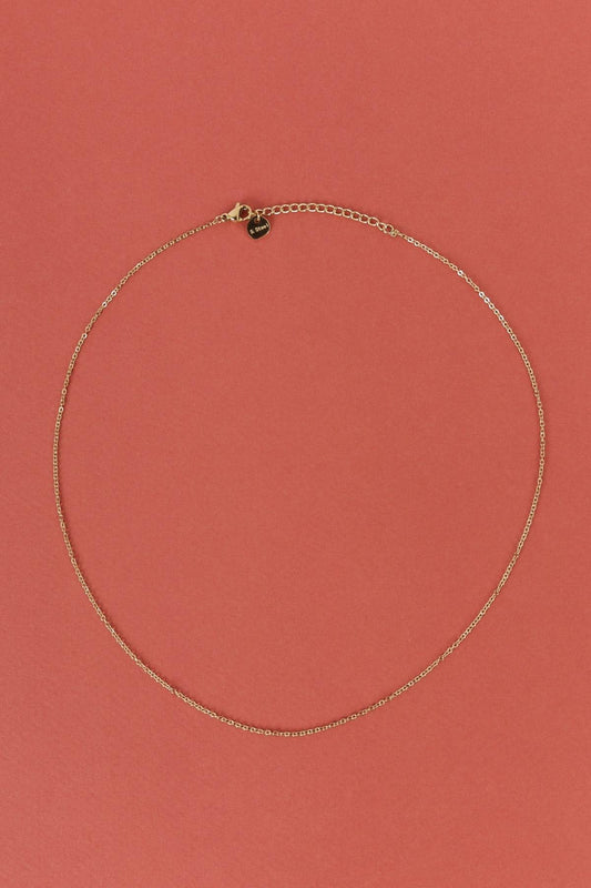 Collier fine chaîne dorée