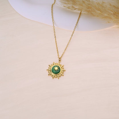 sun pendant necklace
