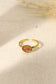 Bague pierre rose