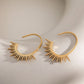 eyelash earrings