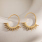 eyelash earrings