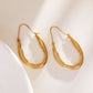 Boucles d'oreilles créoles goutte