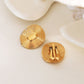 Clip-on button earrings