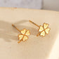 4 leaf clover earrings
