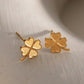 4 leaf clover earrings