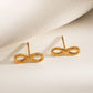 Boucles d'oreilles signe infini