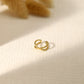 Cross ear cuff ear cuff