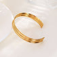 Bracelet jonc/manchette fin ajustable