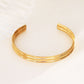 Bracelet jonc/manchette fin ajustable
