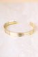 Bracelet jonc/manchette fin ajustable