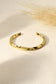 Wavy square bangle bracelet