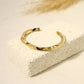Wavy square bangle bracelet