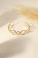Multi circle bangle bracelet