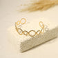 Multi circle bangle bracelet