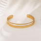 Space bangle/cuff bracelet