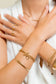 Adjustable bangle bracelet