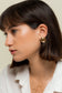 Clip-on button earrings