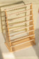 8 Tier Wooden Earring Display Stand