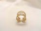 Golden ring adjustable double line links