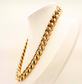Large silver link necklace