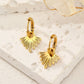 Fan earrings