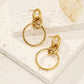 Boucle d'oreille cercles arrondis