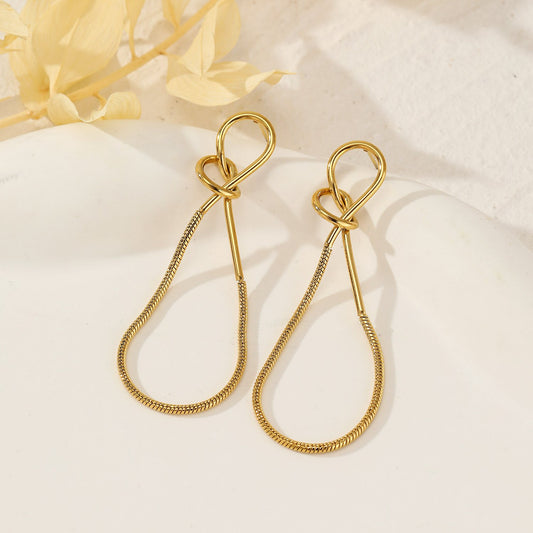 Boucle d'oreilles noeud