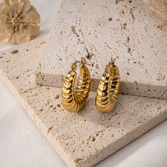 Boucles d'oreilles croissant