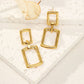 Rectangular earring