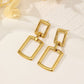 Rectangular earring